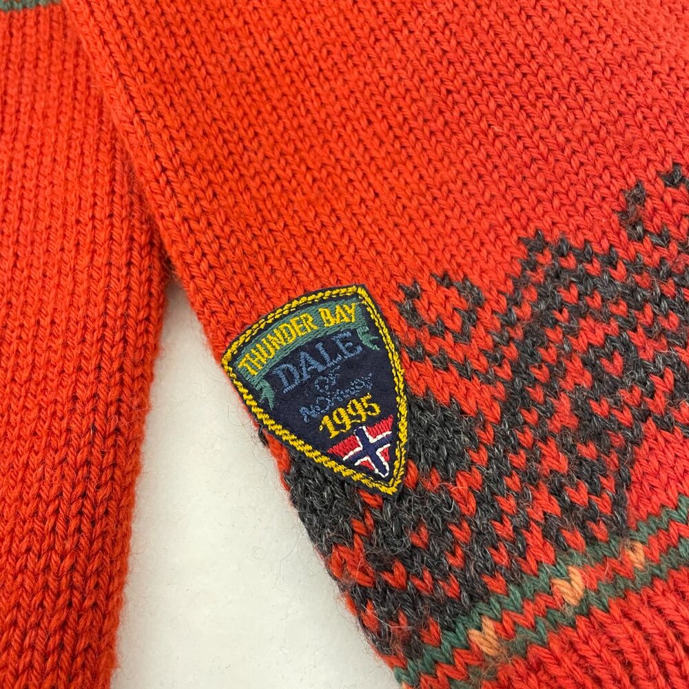 Dale of Norway Vintage 1995 Thunder Bay Nordic Alpine Fair Isle Wool Sweater - Picture 11 of 11